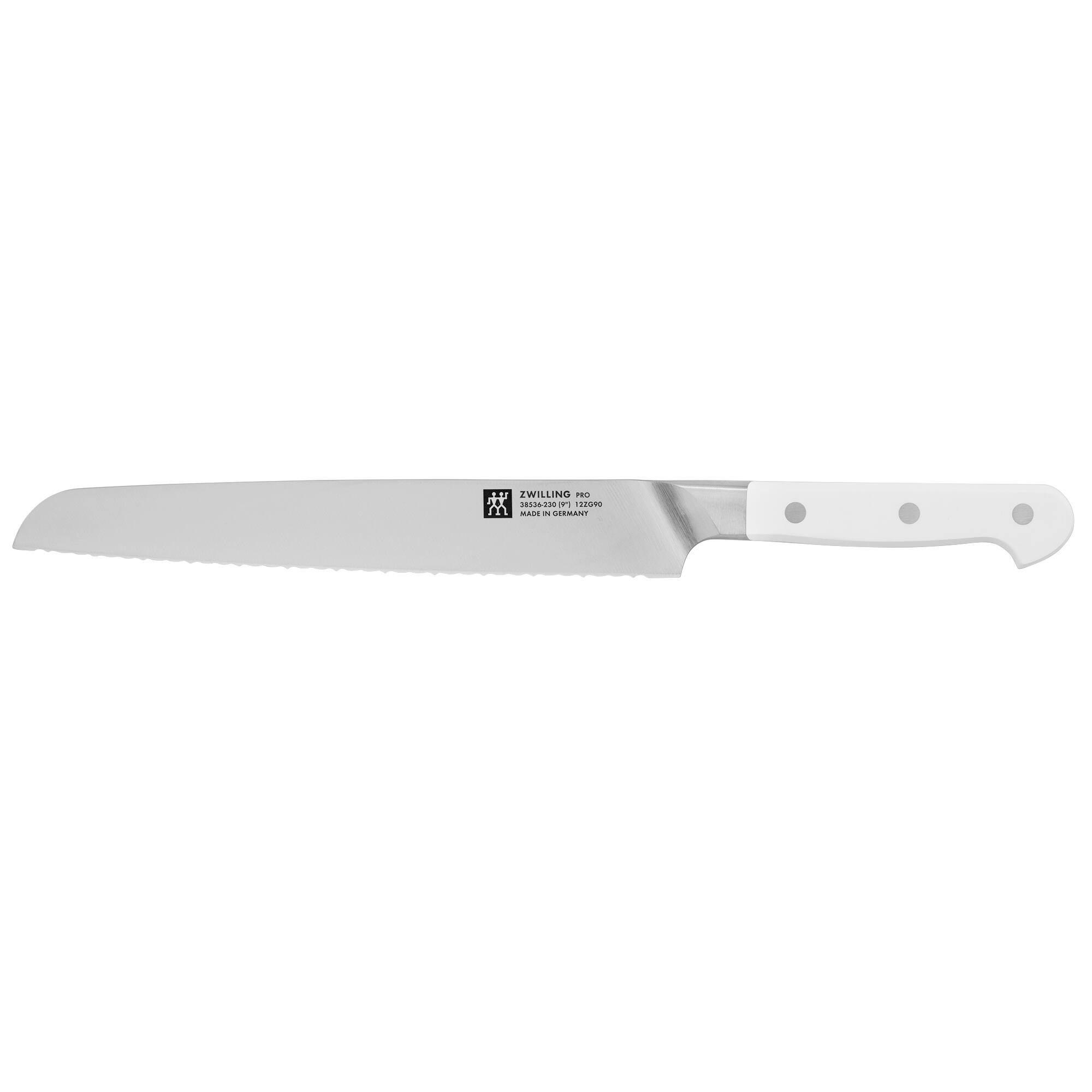 ZWILLING - Pro Le Blanc 9-inch Z15 Serrated Bread Knife - White