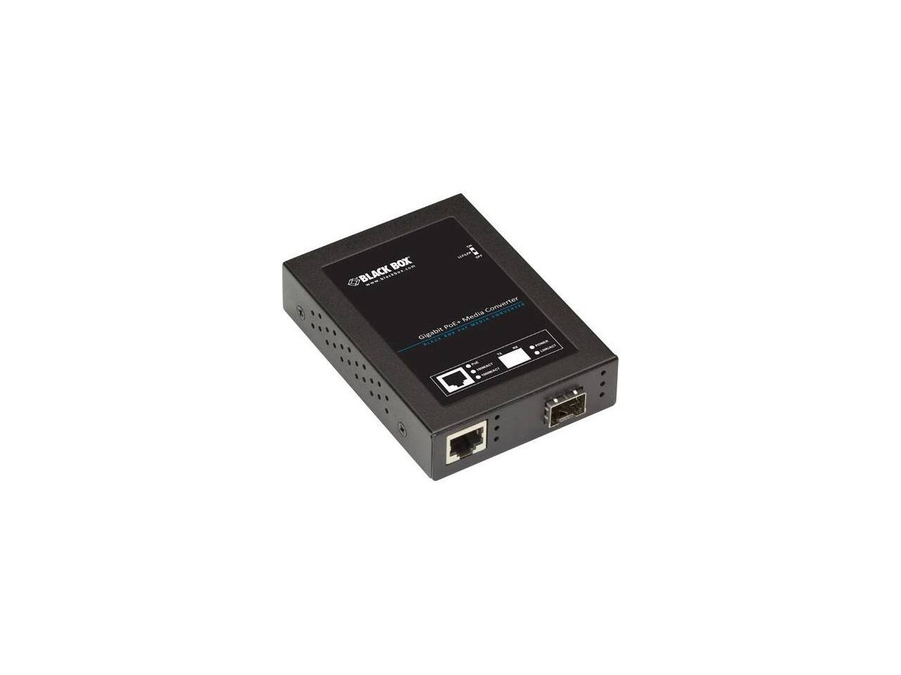 BLACK BOX  
10Gigabit POE+ Media Converter