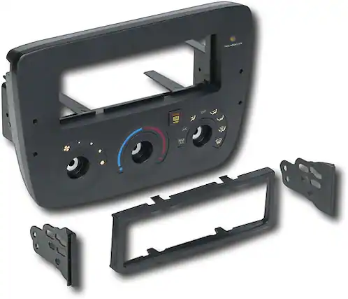 Angle. Metra - Dash Kit for Select 2004-2007 Ford Taurus/Mercury Sable DIN - Black.