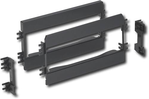 Angle. Metra - Dash Kit for Select 1995-2004 Kia Sportage DIN - Black.