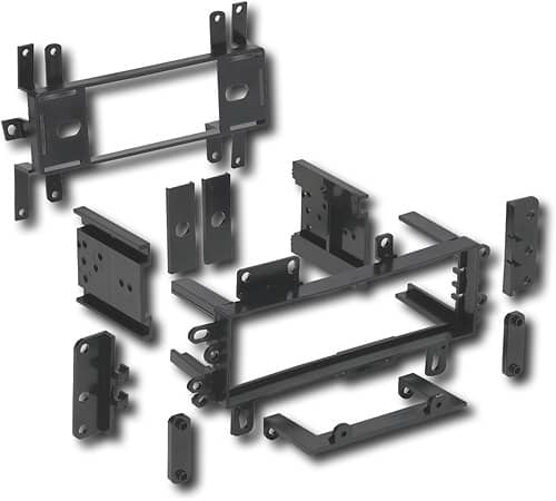 Metra - Dash Kit for Select 1975-1997 Ford Jeep Mazda Lincoln DIN - Black - Angle_Zoom