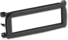 Front. Metra - Dash Kit for Select 1998-2010 Jeep Dodge Chrysler DIN - Black.