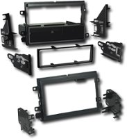 Metra - Dash Kit for Select 2004-2020 Ford Lincoln Mercury DIN DDIN - Black - Angle_Zoom