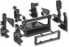 Angle. Metra - Aftermarket Radio Installation Kit for Select Nissan Vehicles - Black.