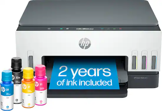 HP Smart Tank 6001 Wireless All-In-One Supertank Inkjet Printer