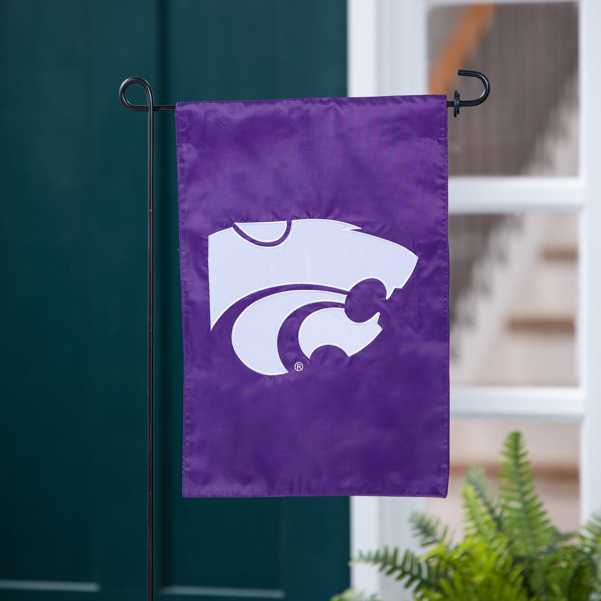 Alt View 1. Evergreen Enterprises - Kansas State Wildcats 12.5" x 18" Double-Sided Garden Flag - Multicolor.