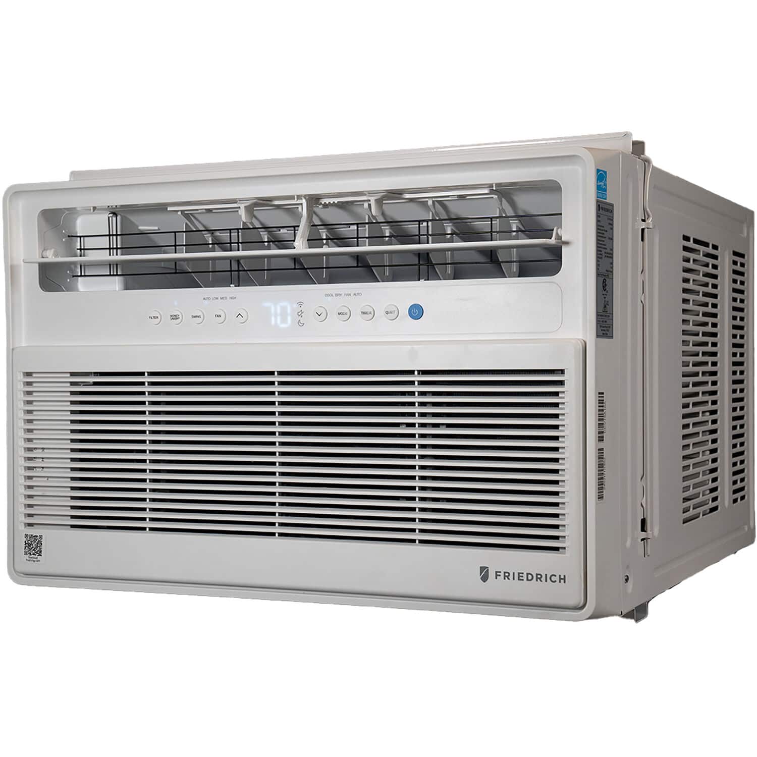 Front. Friedrich - Energy Star 15,000 BTU 700 Sq Ft Window Air Conditioner with Remote - white.