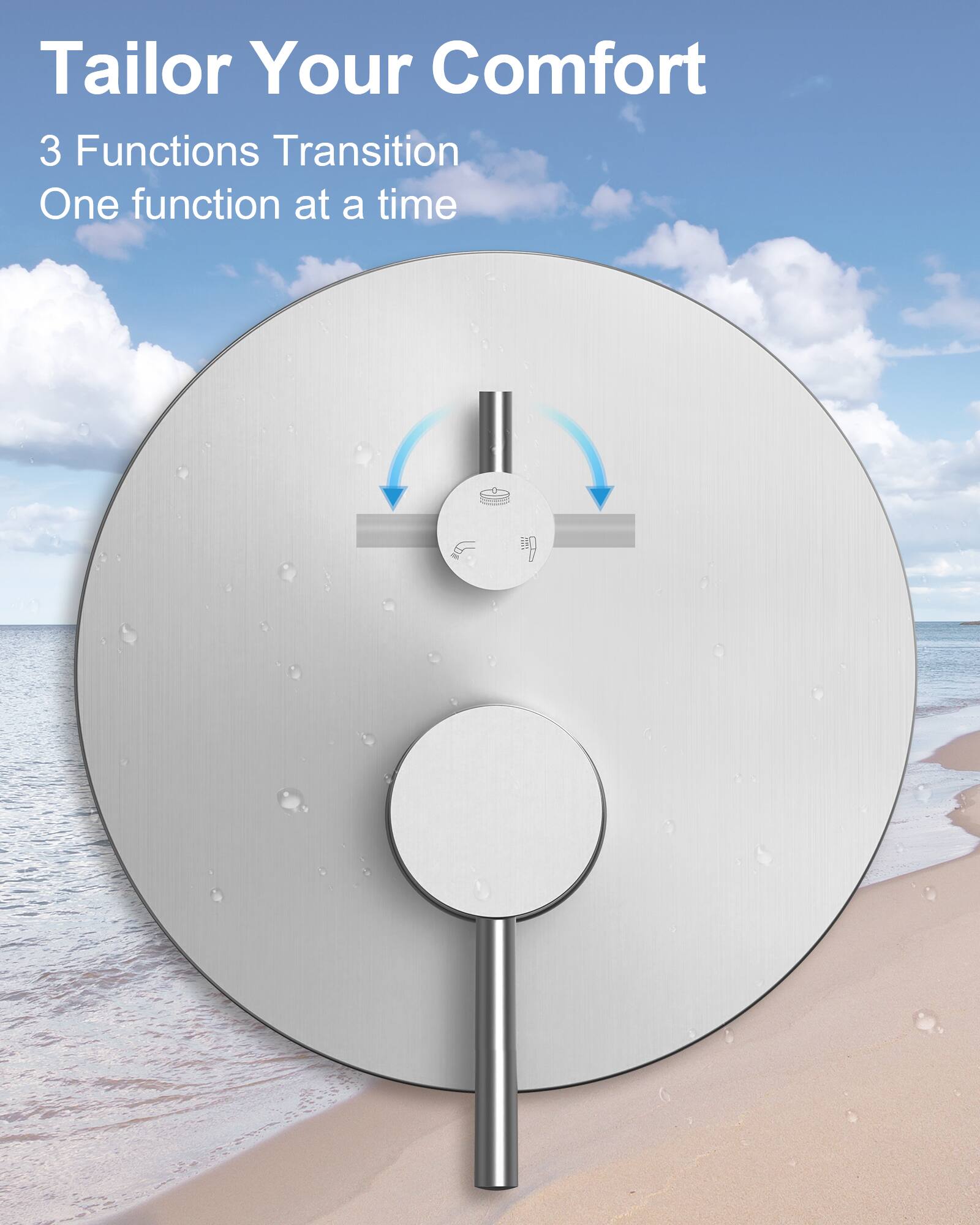 Tailor Your Comfort

3 Functions Transition  
One function at a time