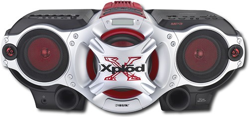 Best Buy: Sony CD/Cassette Boombox with AM/FM Radio Black/Silver/Red  CFD-G700CP