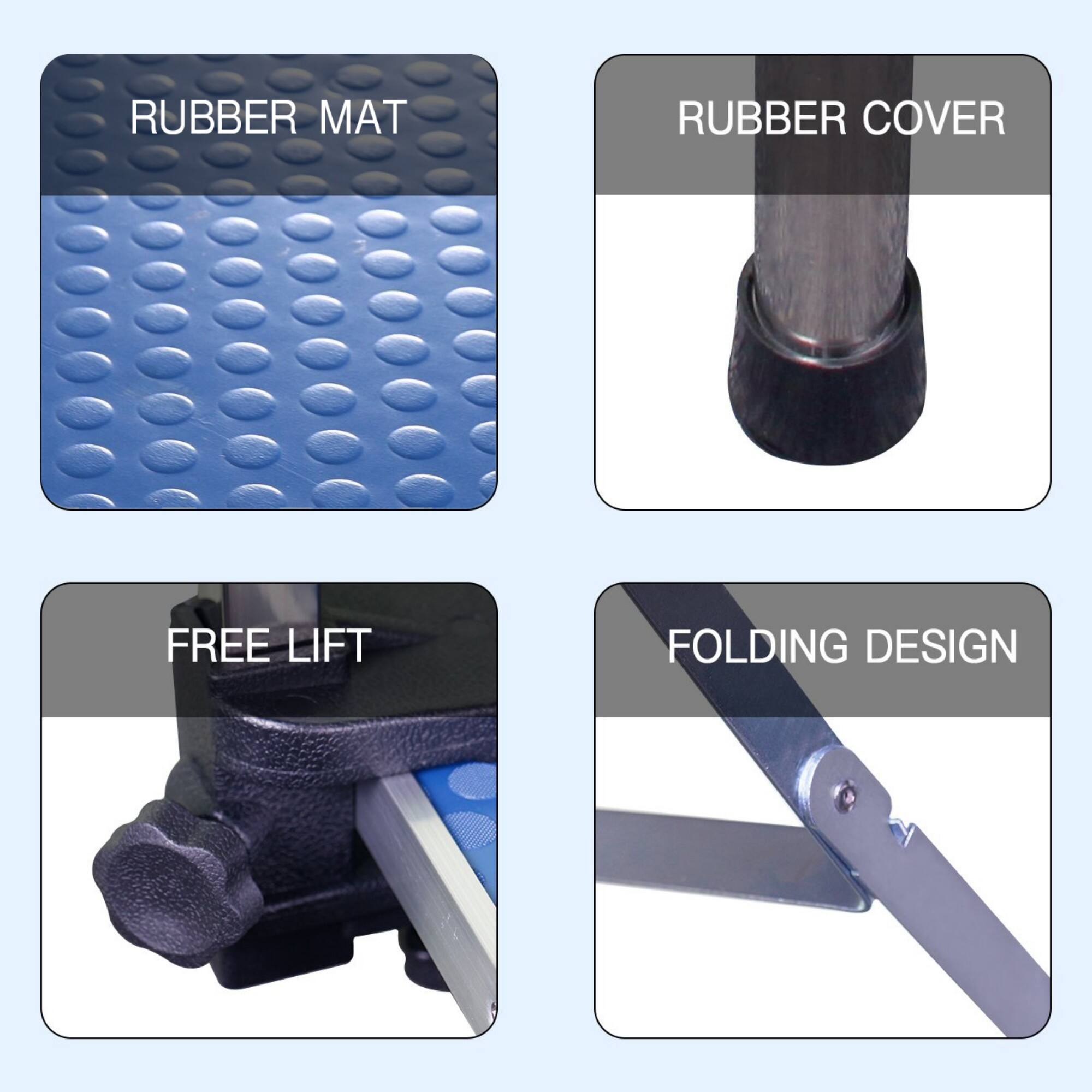 RUBBER MAT  
RUBBER COVER  
FREE LIFT  
FOLDING DESIGN