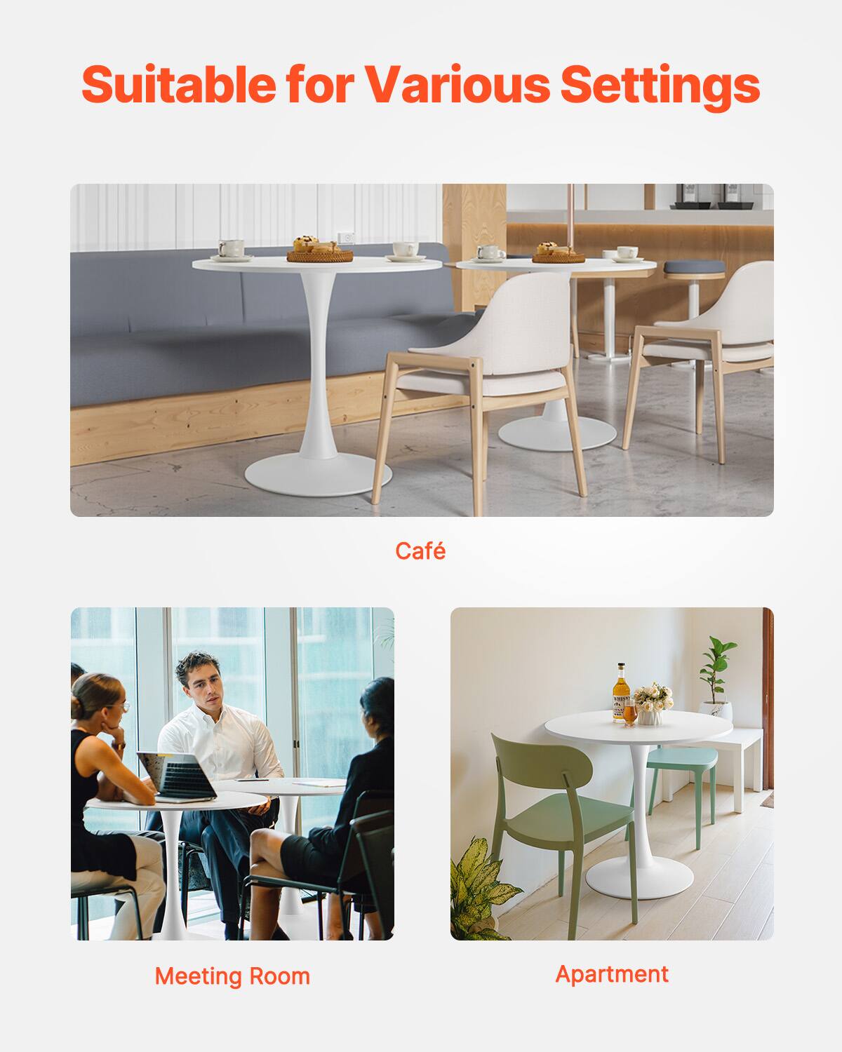 Suitable for Various Settings

Café

Meeting Room

Apartment