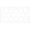 VEVOR - Hexagon Garage Lights, 66300LM, 6500K 15 Grid Systems Honeycomb Hexagonal Garage LED Lights - White
