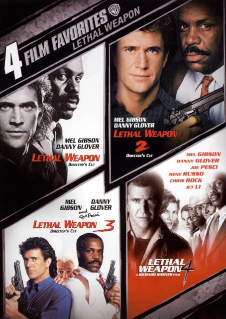 Front Standard. Lethal Weapon: 4 Film Favorites [2 Discs] [DVD].