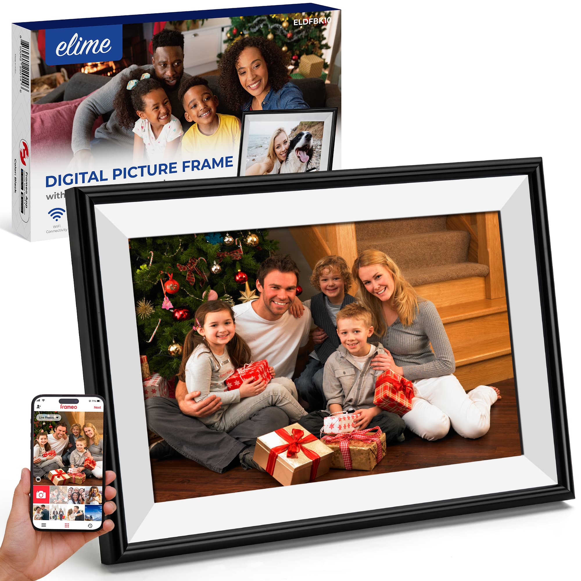 elime ELDFBK10 : DIGITAL PICTURE FRAME with Wi-Fi Connecting