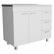 Alt View 1. TuHome - Ferretti Utility Sink With Three Drawers And Double Door Cabinet - White.