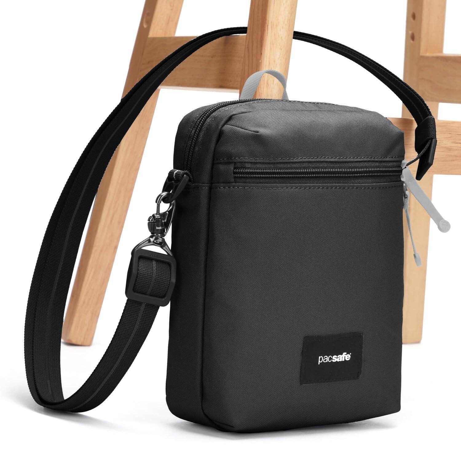Alt View 2. Pacsafe - GO Festival Crossbody (Jet Black) - Jet Black.