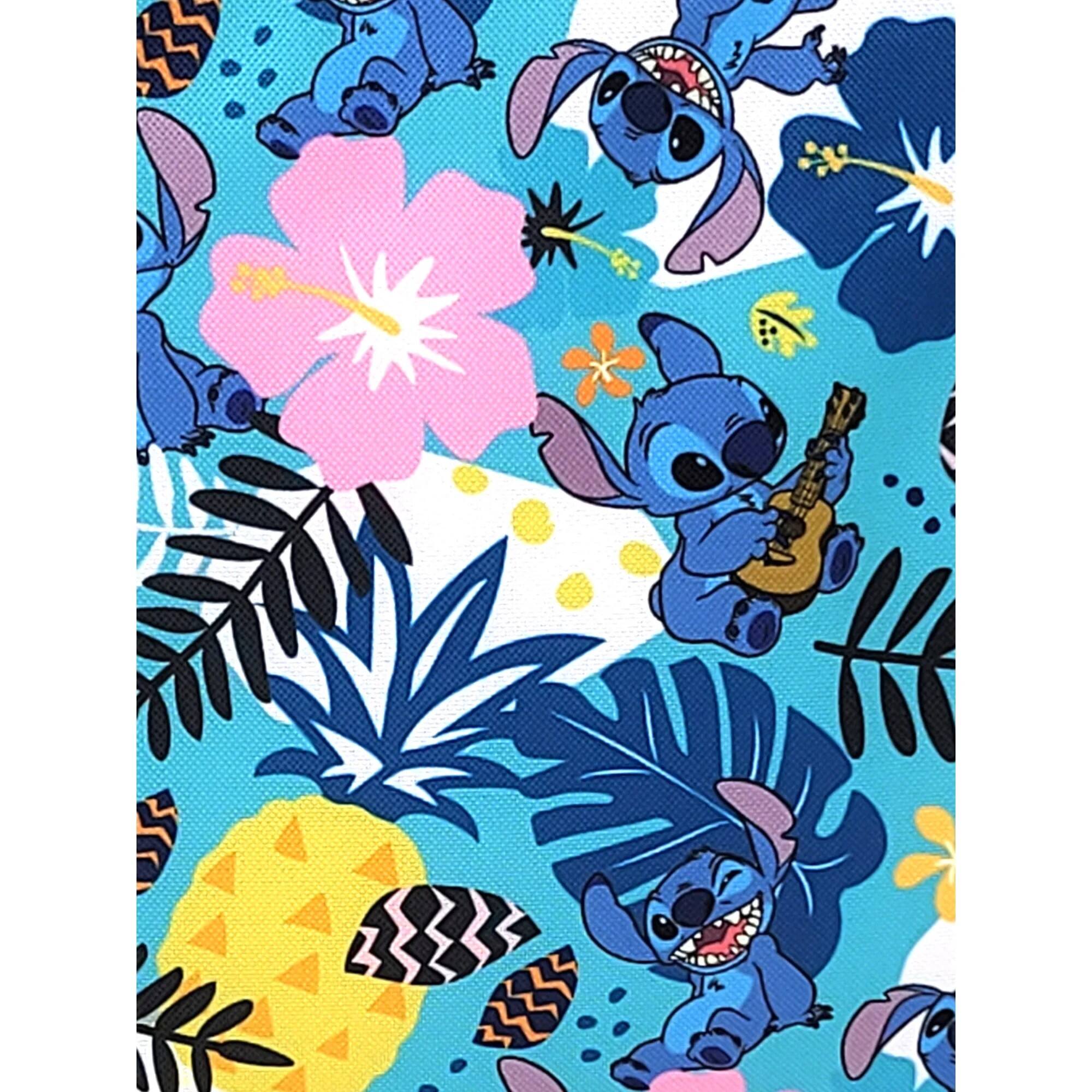 Alt View 5. Disney - Disney Stitch all over print, bottom drop Lunch Bag for Kids age 3+, Unisex - Assorted Pre-Pack.