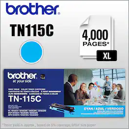 Brother - TN115C XL High-Yield Toner Cartridge - Cyan