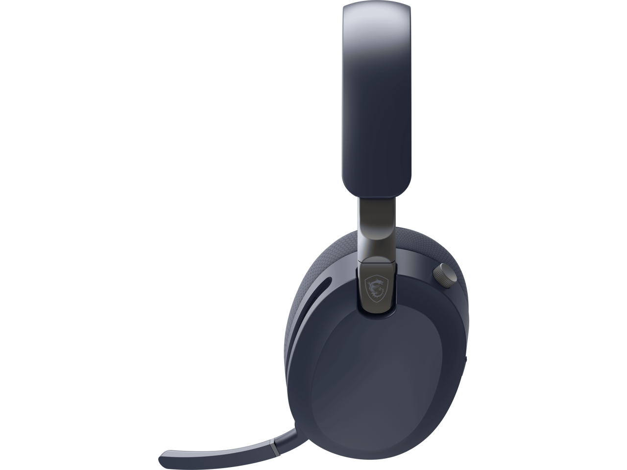 Alt View 9. MSI - MSI MAESTRO 500 W NAVY Wireless Bluetooth Over-the-Ear Headphones with 3.5mm Wired Option - Navy - Navy.