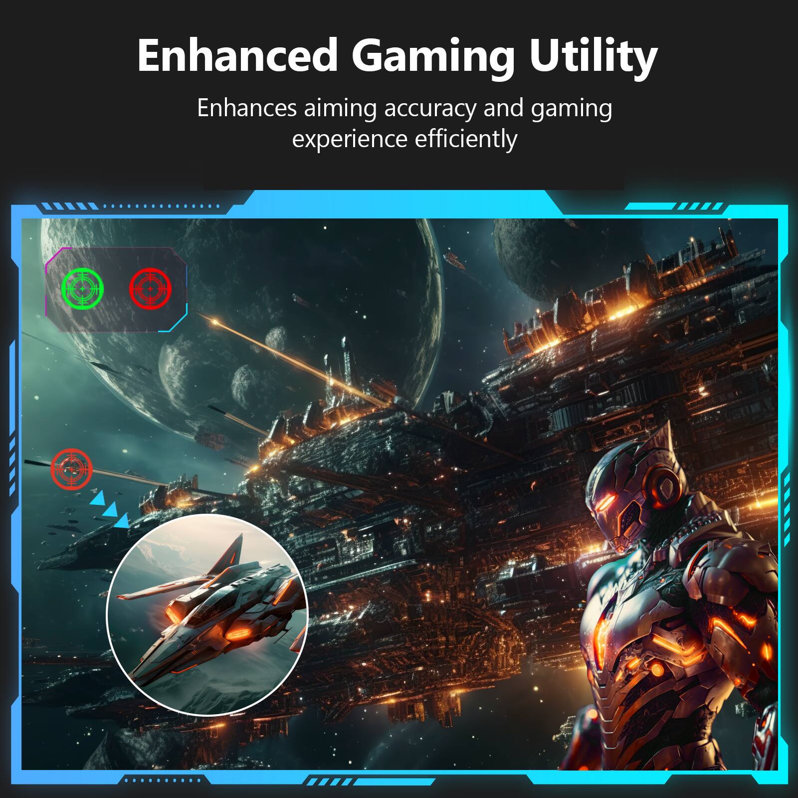 Enhanced Gaming Utility
Enhances aiming accuracy and gaming experience efficiently