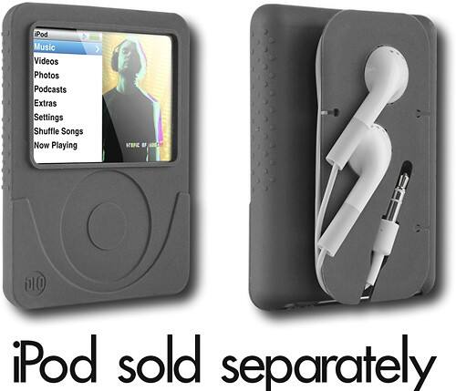 Angle Standard. DLO - Jam Jacket Carrying Case for iPod - Black.