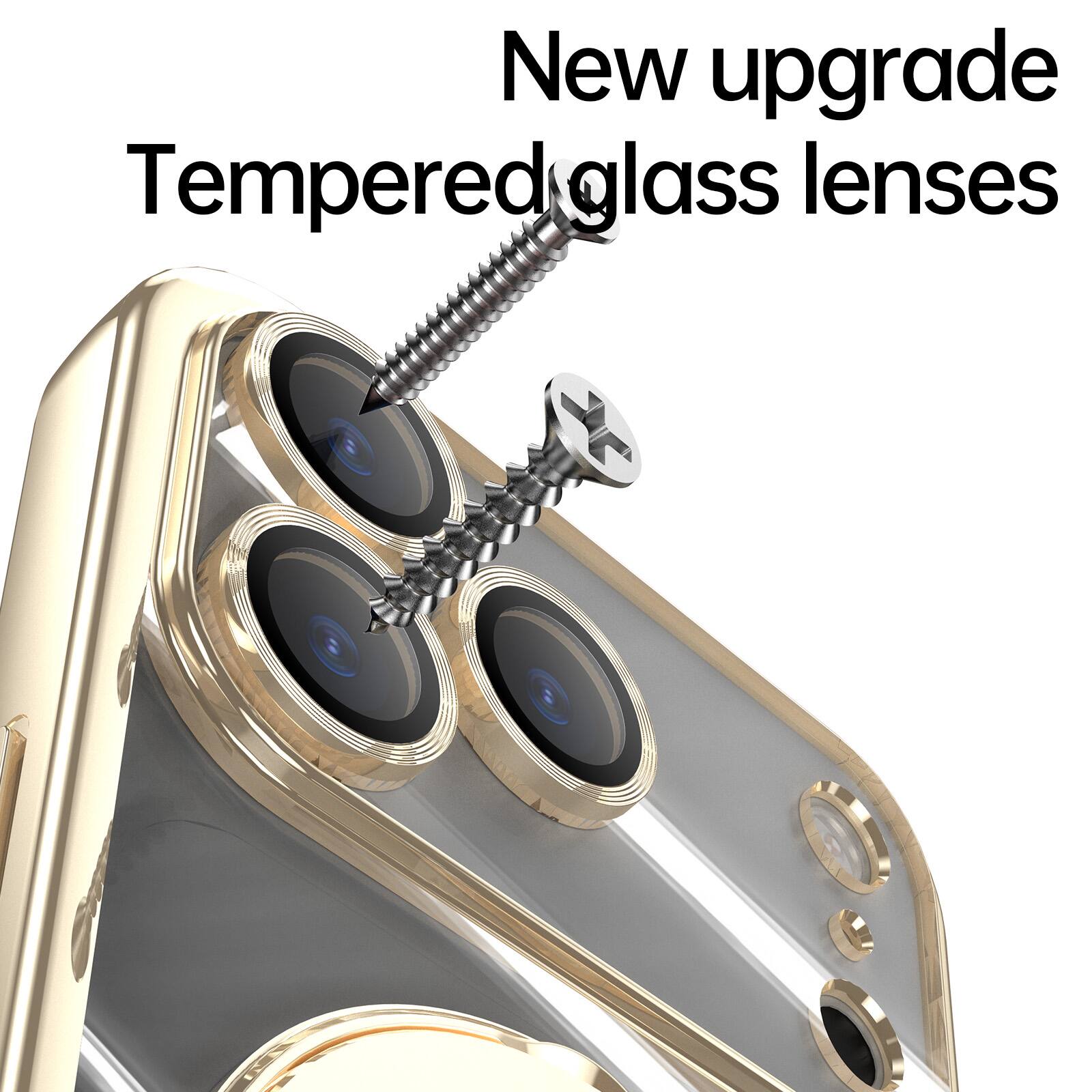 New upgrade  
Tempered glass lenses