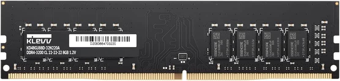 KLEVV - KD48GU880-32N220A DDR4 8GB (1x8GB) 3200MHz CL22 1.2V UDIMM Desktop Ram Memory SK Hynix Chip