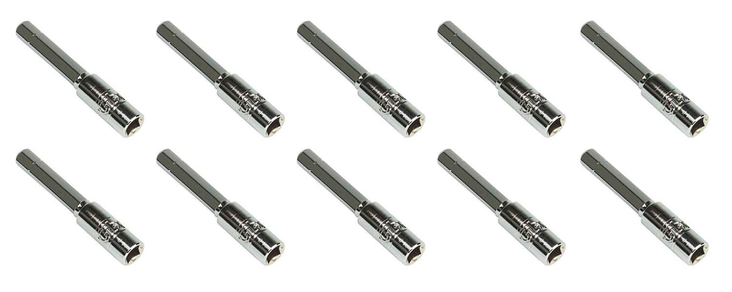 Gibraltar Hardware - Drill Bit Drum Key, Fast Drum Head Changes, Compatible with Most Electric Drills and Screwdrivers, 10 Pack