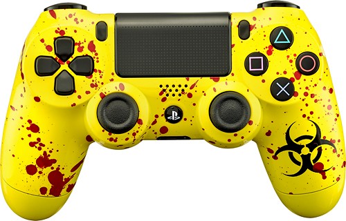playstation controller yellow