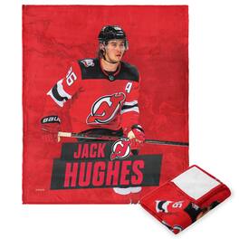 Northwest - Jack Hughes New Jersey Devils 50" x 60" Player Silk Touch Throw Blanket - Multicolor
