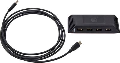 PowerA 4 Port Hi Speed USB Hub for Nintendo Switch Black NSAC0245 PowerA 4 Port Hi Speed USB Hub for Nintendo Switch Black NSAC0245