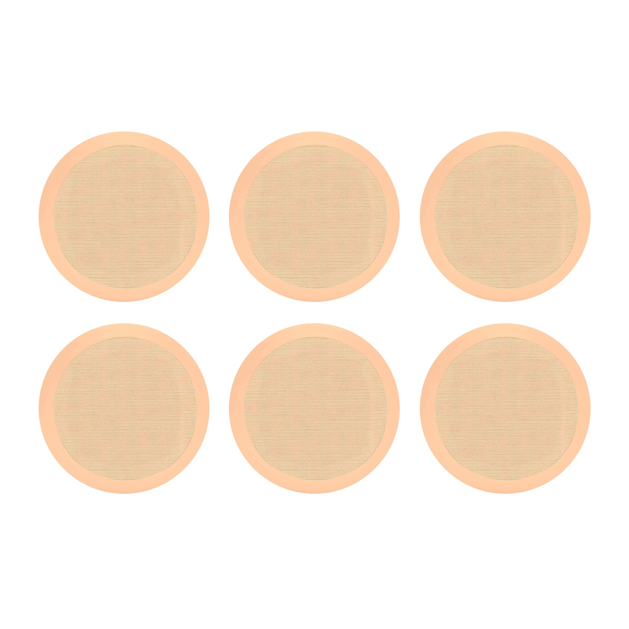 Pyle - PDIC Series 250W 8" Round Flush Mount In Wall/In Ceiling Speakers, 3 Pair