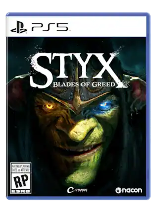 PS5 IN STYX BLADES OF GREED RATING PENDING COTE en ATTENTE RP ESRB C CYANIDE STUDIOS nacon - RP (Rating Pending)