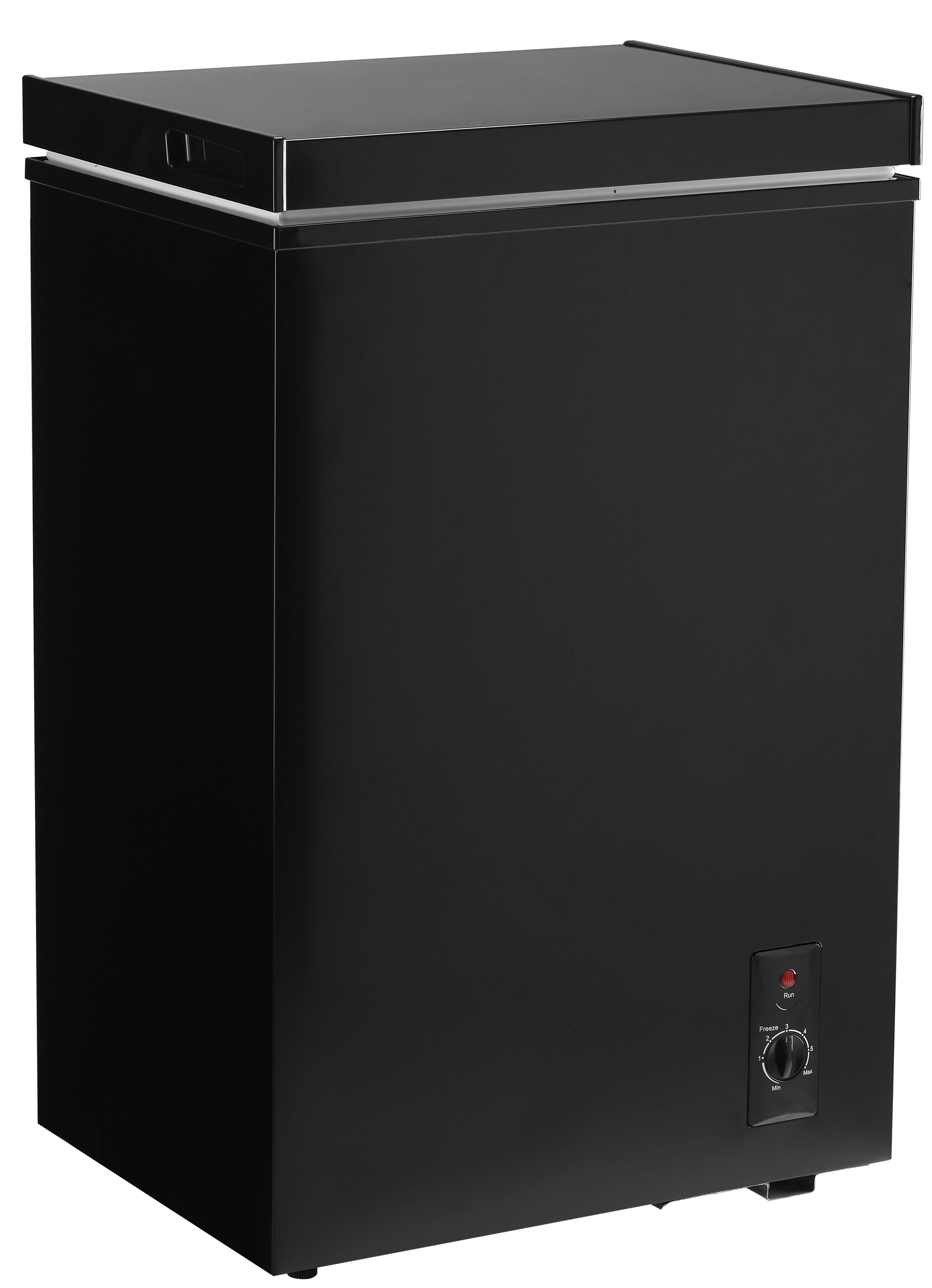 Alt View 8. Loheer - 2.8 Cu. Ft. Compact Chest Freezer with Adjustable Thermostat & Removable Basket - BLACK.