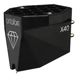 Ortofon - MC X40 Nude Shibata MC Phono Cartridge with Boron Cantilever - Black