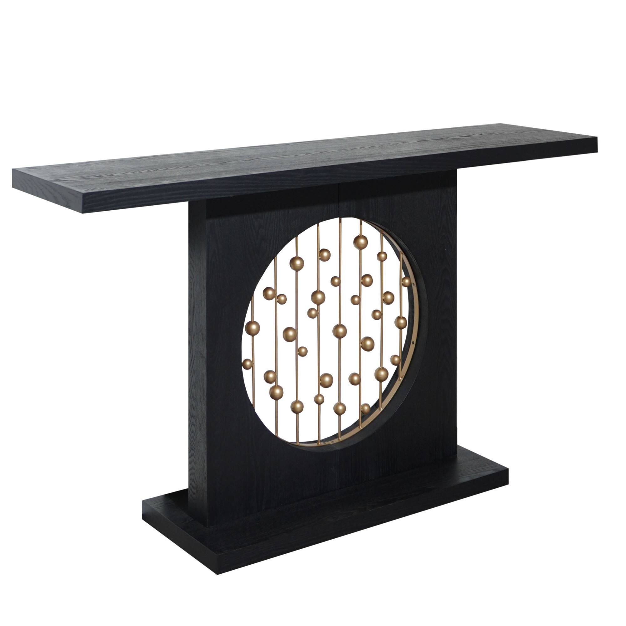 Alt View 1. GOODSILO - Contemporary Entryway Console Table with Elegant Accents - Multi.