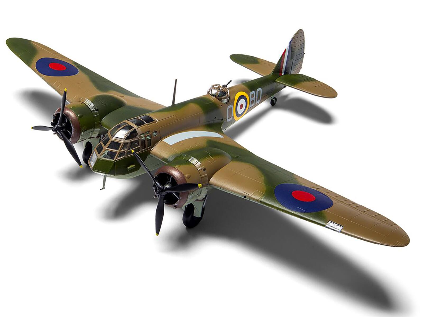 Back. Airfix - Level 2 Model Kit Bristol Blenheim Mk.IF Aircraft with 2 Scheme Options 1/72 Plastic Model Kit by Airfix - Multi.