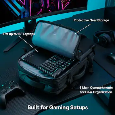 best backpack for gaming laptop MATEIN 18 inch Hard Shell Men with EVA Front Shield The ergonomic chest strap with integrated whistle ensures safety and comfort during travel The best laptop backpacks for