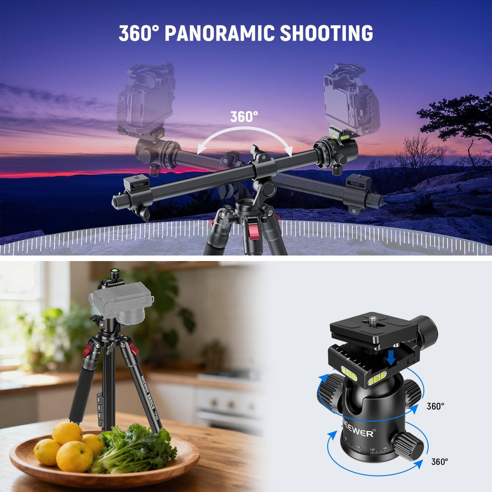 360° PANORAMIC SHOOTING