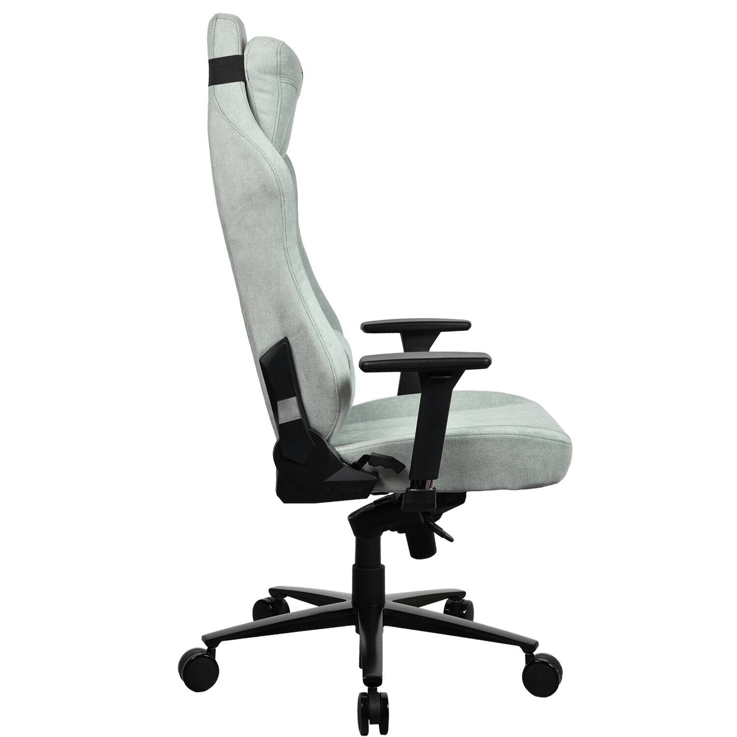 Alt View 15. Arozzi - Vernazza Soft Fabric Gaming Chair - Pearl Green.