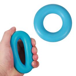 Unique Bargains - Grip Strength Trainer Rings, Portable Hand Grip Strengthener Finger Forearm - For Workout Fitness, 3.5" & 35LB - Lake Blue