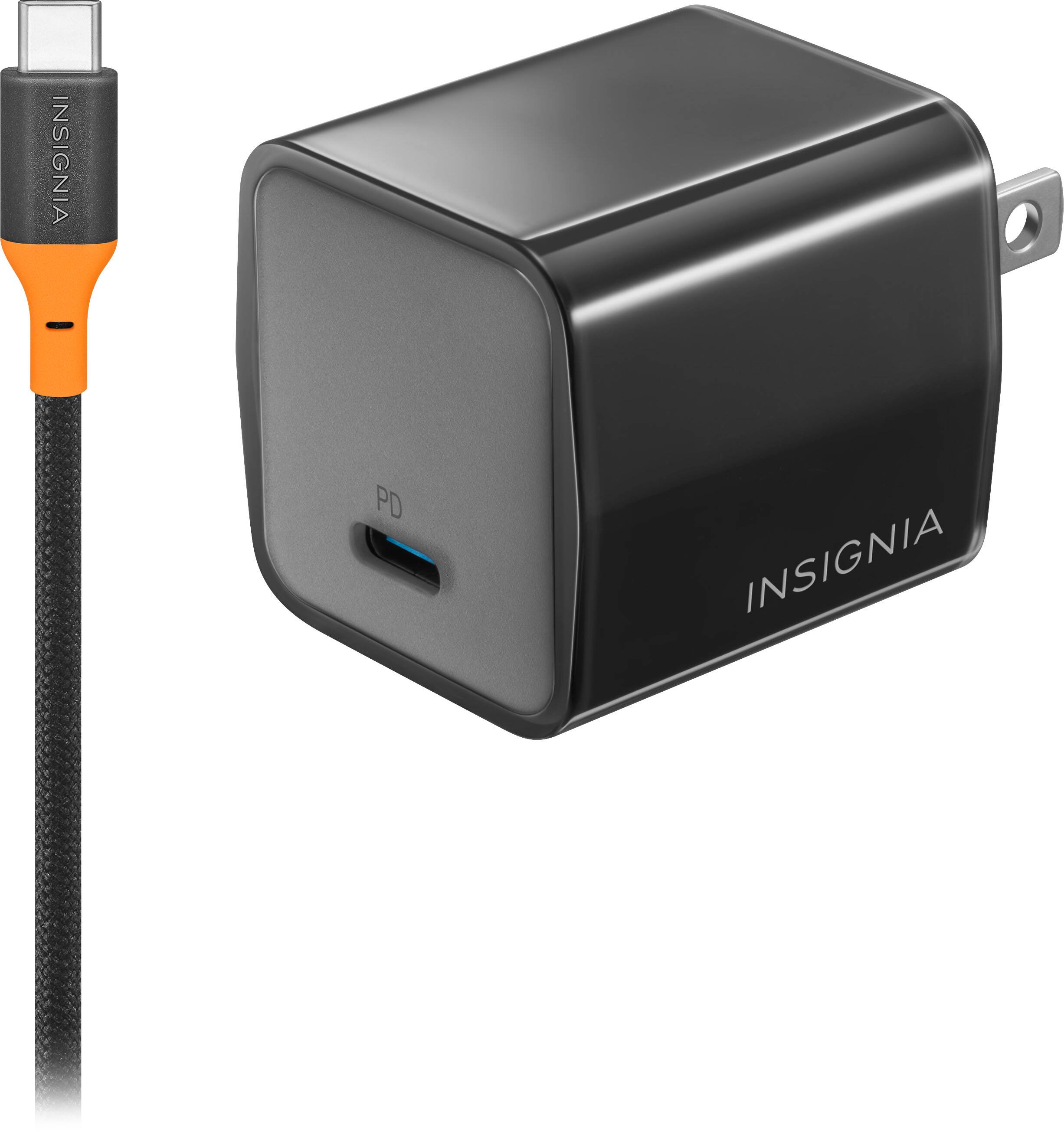 Insignia™ 45W Foldable Compact Wall Charging Kit for USB C Smartphones