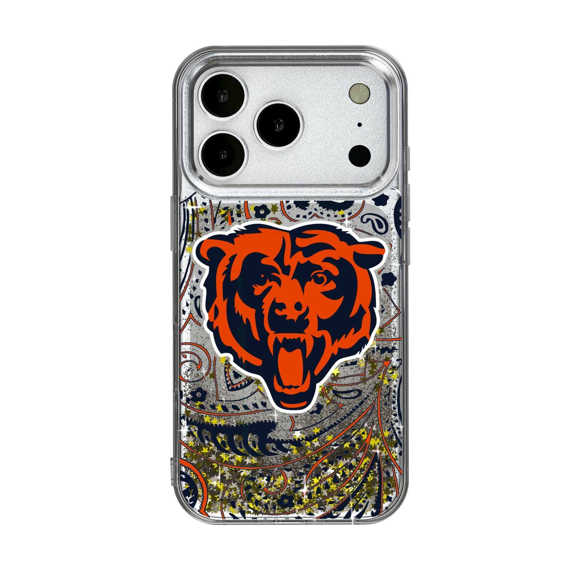 Keyscaper - NFL - Chicago Bears iPhone Paisley Design Glitter Case - 17 - Multicolor price history on PriceWatchPro