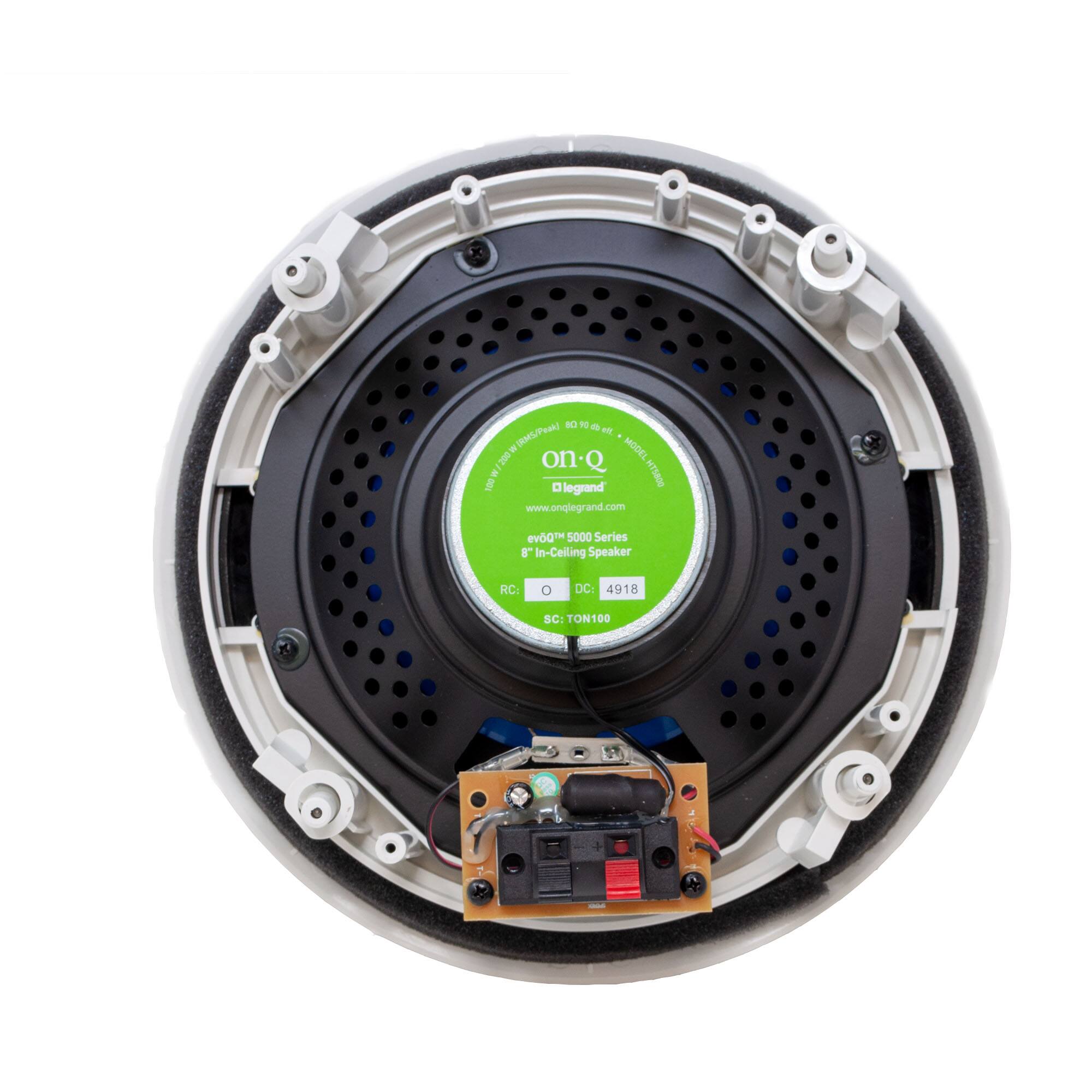 10 10 a Peak alt w/200 M) & R W on-Q MOGEL GOBETN E D legrand www.onglegrand.com "'Dove 5000 Series In-Ceiling Speaker RC: O OC: 4918 8 SC: TON100