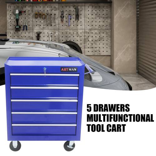 ARTMAN 5 Drawers Multifunctional Tool Cart