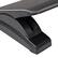Alt View 15. Mind Reader - Foot Rest, Under Desk at Work, Ergonomic, Height Adjustable, Office, Plastic, 17.5"L x 13.5"W x 3.5"H - Black.