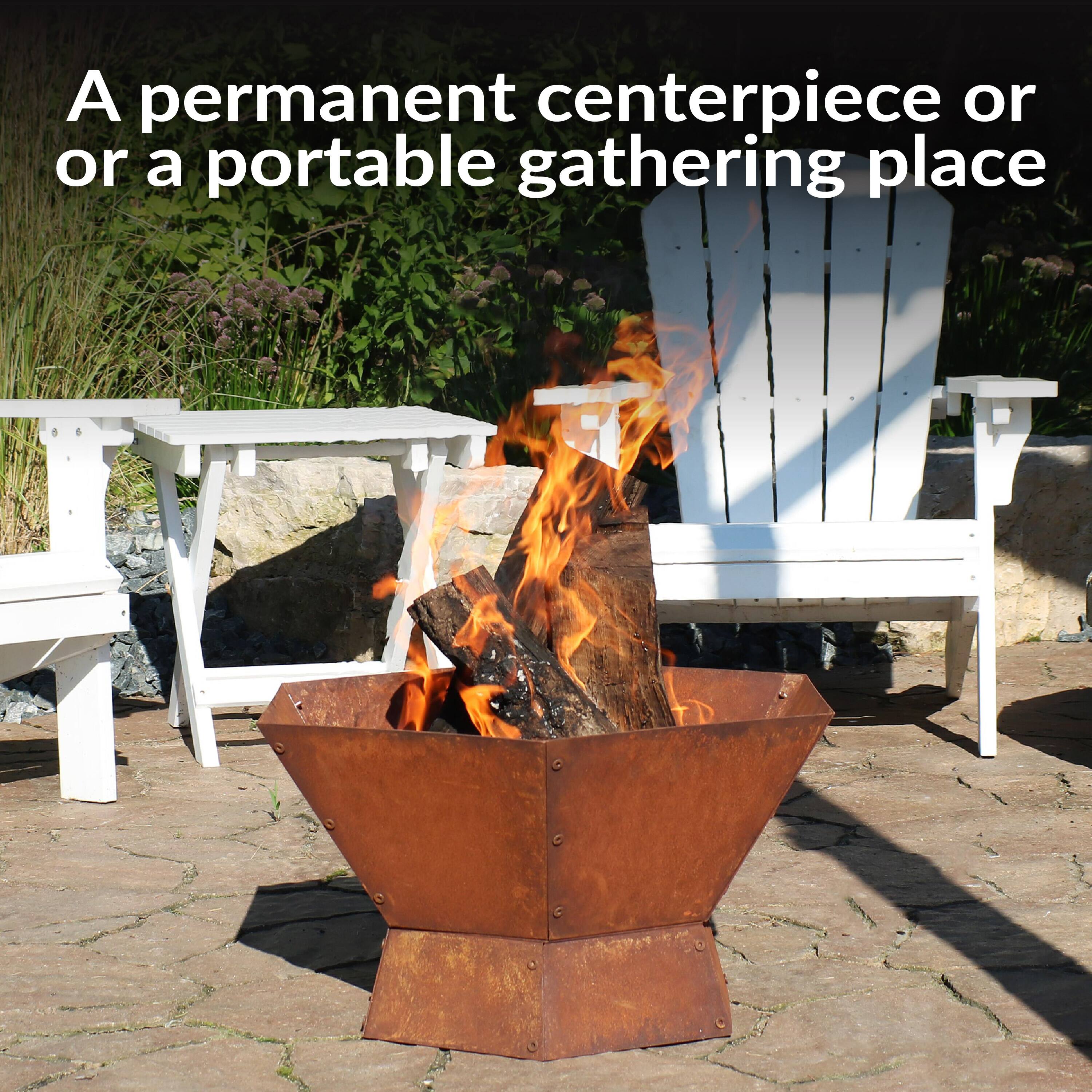A permanent centerpiece or a portable gathering place