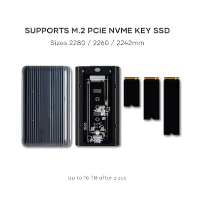 Satechi USB4 NVMe M.2 SSD Pro Enclosure 40Gbps, Up to 16TB Satechi USB4 NVMe M.2 SSD Pro Enclosure 40Gbps, Up to 16TB