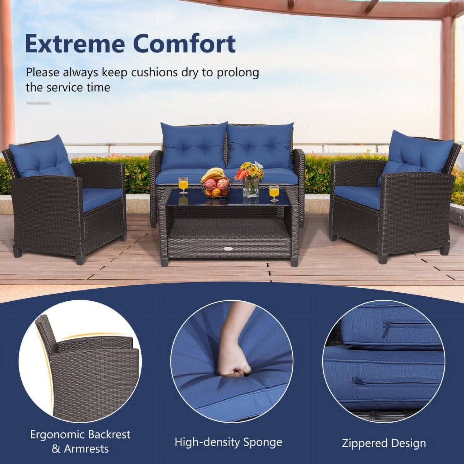 Extreme Comfort  
Please always keep cushions dry to prolong the service time  

Ergonomic Backrest & Armrests  
High-density Sponge  
Zippered Design