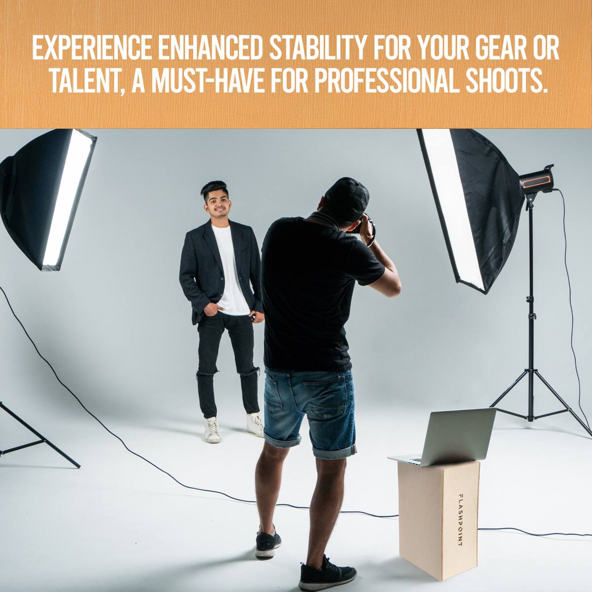 EXPERIENCE ENHANCED STABILITY FOR YOUR GEAR OR TALENT, A MUST-HAVE FOR PROFESSIONAL SHOOTS.